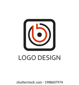 b letter for simple logo design