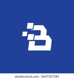 B Letter tech logo for any tech or software companies
