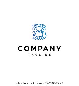 
B Letter Techno Vector Logo Symbol Vektorgrafik Template.eps