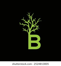 Logo-Design für B-Buchstabenbaum