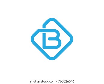 b letter vector icon