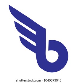 B letter vector logo