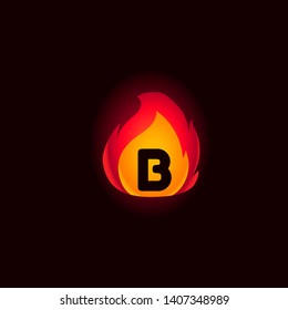 B LETTER VECTOR LOGO APHABET ICON