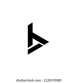 b letter vector logo. ba letter vector logo