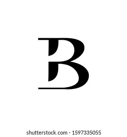 B Letter Vector Logo Bb Letter Stock Vector (Royalty Free) 1597335055 ...