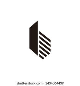 b letter vector logo design