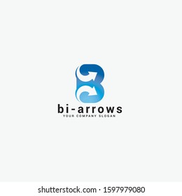 B Letter Vector Logo Design Template