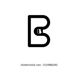 b letter vector logo. double b letter vector logo
