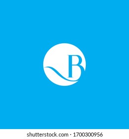 B Diseño de ilustraciones de plantillas de logotipo vectorial de carta. Hermoso diseño de Logotipo Minimalista para la marca, diseño de identidad elegante.