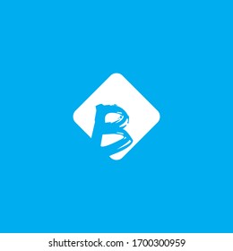 B Letter Vector Logo Template Illustration Design. Beautiful Minimalist Logotype design for branding,Elegant identity design.