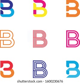 B letter vector logo.B letter vector logo
