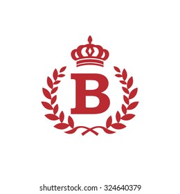 B letter wreath logo