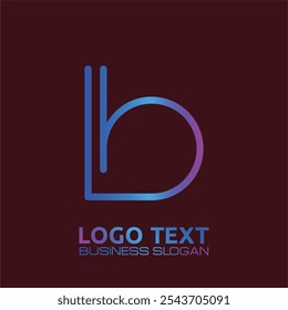 B  lettering logo is simple, easy to understand and authoritative