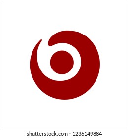 B letters logo rounded