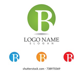 B letters logo and symbols