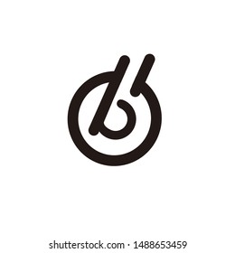 "B B" LETTERS PRODUCT LOGO VECTOR FOR CLOTHES AND COMPANIES