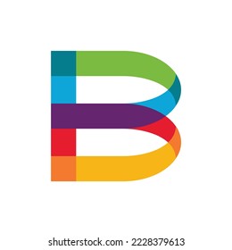 B Logo 4 Symbol-Vorlage