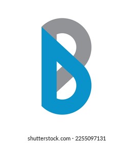b logotipo 8 icono plantilla