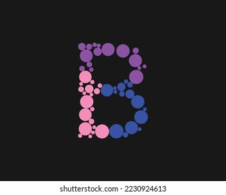 Logo, concepto y símbolo B