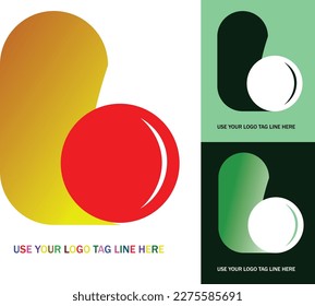 B Logo Cute Elegant Vector Template