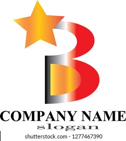 B logo desig star