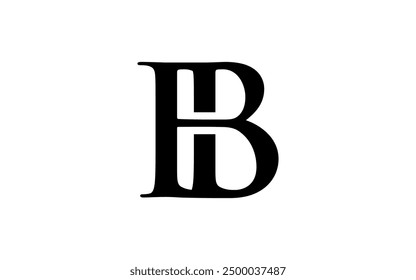 B logo design abstract minimalist
