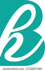 B Logo-Design. BH Logo Design. HB Logo Design. Kreatives Logo-Design. Symbol, Vektorbilder. 