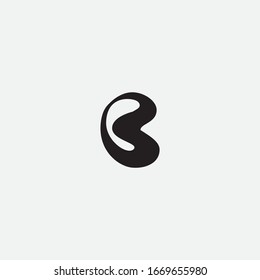 Diseño del logotipo B y signo o símbolo creativo