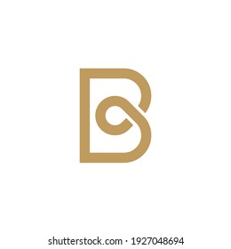 B logo design with geometry