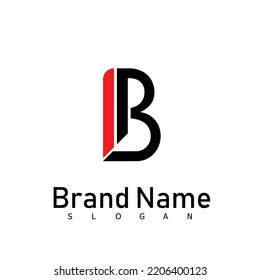 b diseño de logotipo icono