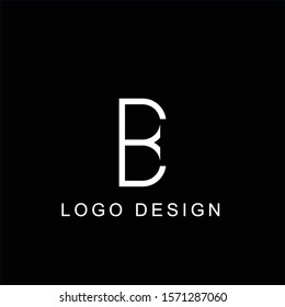 b logo design. letter logo design