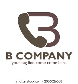 B Logo-Design auf Internet-Thema