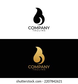 b diseño de logotipo y plantillas de vector premium