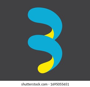 B logo design and symbol