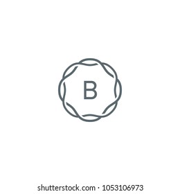 B Logo Design Template