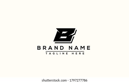B Logo Design Template Vector Graphic Branding Element.