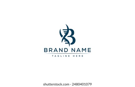 B logo Design Template Vector Graphic Branding Element.