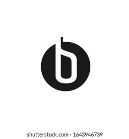 b Logo-Design-Vektorillustration-Zeichenvorlage