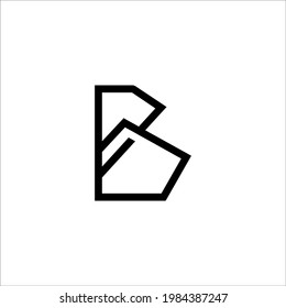 B logo design vector sign