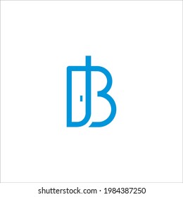 Signo vectorial de diseño de logotipo B