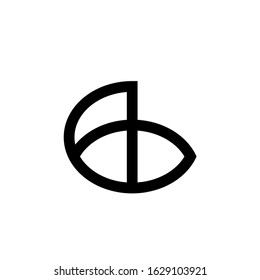 b logo design vector template