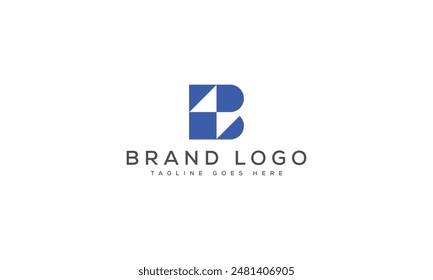 B logo design vector template design for brand