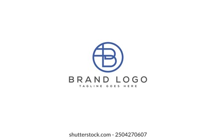 B logo design vector template design for brand