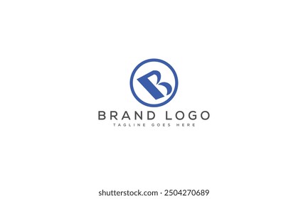 B logo design vector template design for brand
