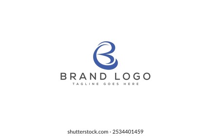 B design de modelo de vetor de design de logotipo para marca
