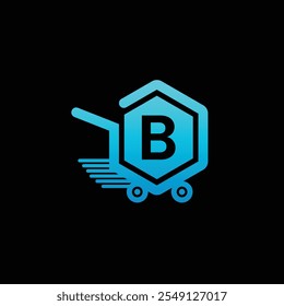 Elementos de Plantilla de diseño de icono de logotipo B