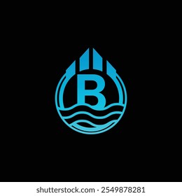 Elementos de Plantilla de diseño de icono de logotipo B