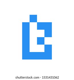 B logo icon in geometric shape