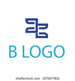 B  logo icon vector. Easter Bunny.Can be used for or babies t-shirt design.Fashion print graphic.Cartoon animal illustration