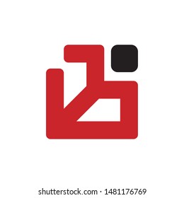 B logo initial letter design template vector illustration